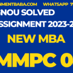 MMPC 04 solved assignment 2023-24